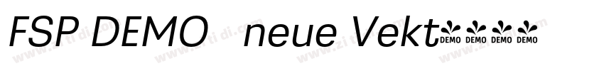 FSP DEMO   neue Vekt字体转换